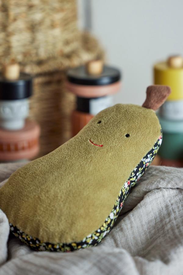 Bloomingville Mini Ras Rattle, Green, Cotton