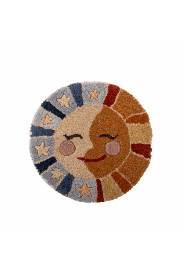 Bloomingville Mini Sun Wall Decor, Multi, Wool