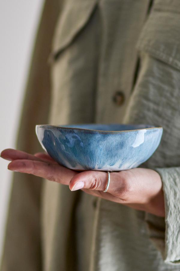 Creative Collection Nara Bowl, Blue, Stoneware