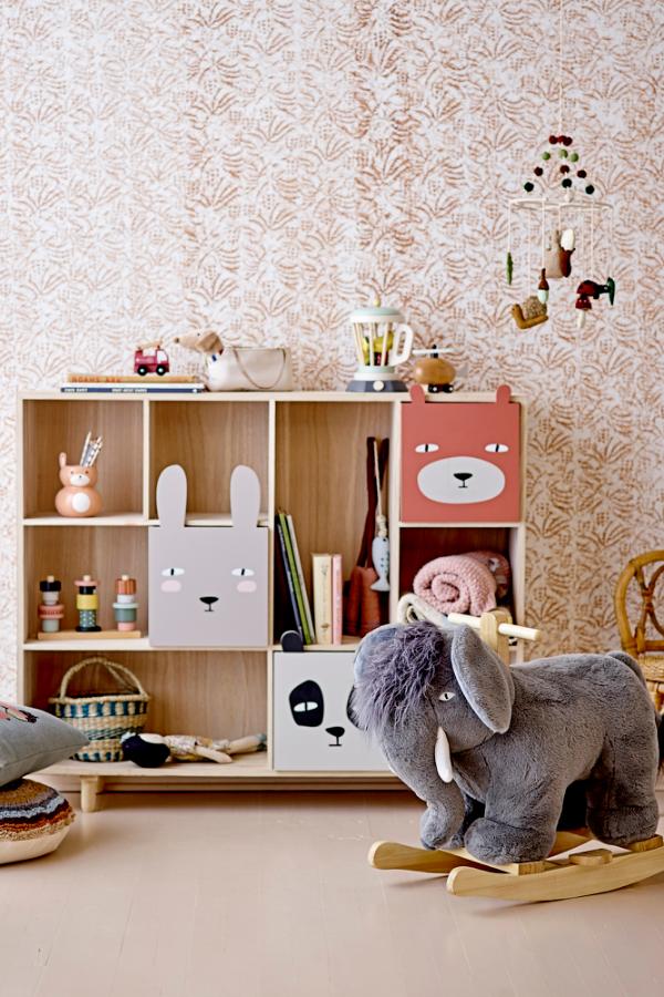 Bloomingville Mini Calle Bookcase w/Drawers, Multi, Paulownia