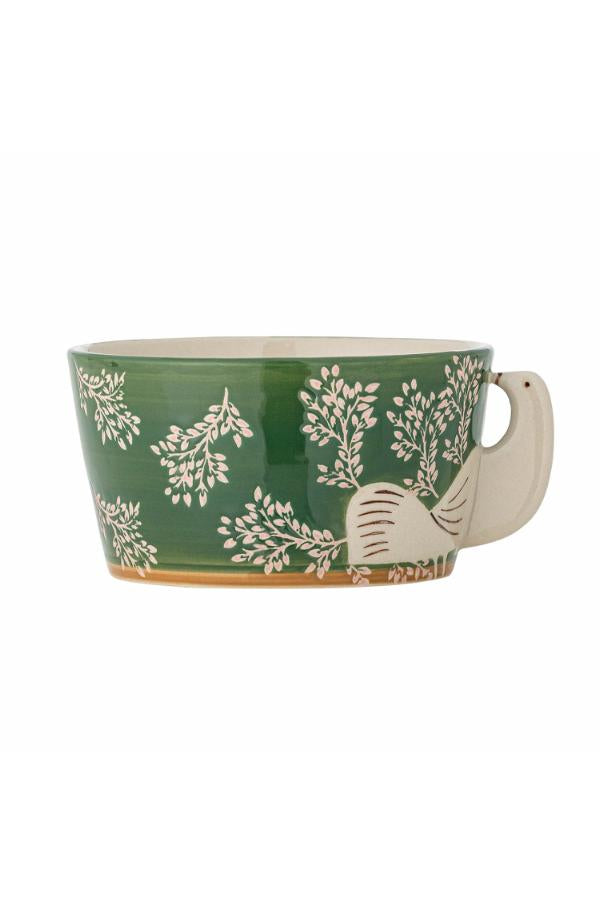 Bloomingville Hezha Bowl, Green, Stoneware
