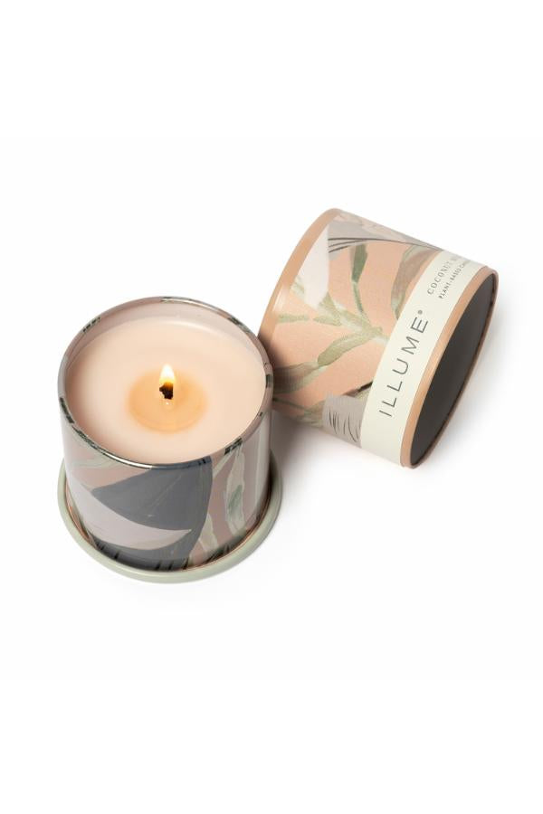 Illume Coconut Milk Mango Demi Vanity Tin Candle, Rose,