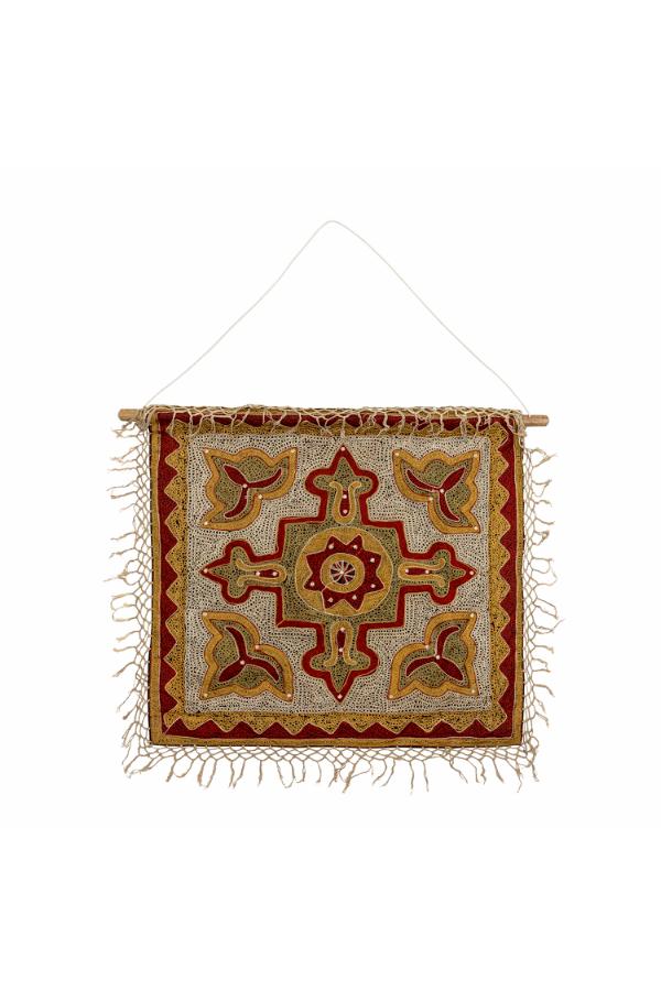 Creative Collection Mughal Wall Decor, Red, Cotton