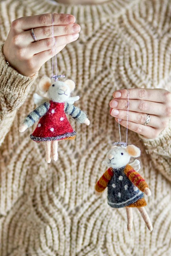 Bloomingville Peo Ornament, Multi, Wool