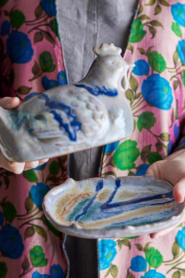 Creative Collection Heni Butter Box, Rose, Stoneware