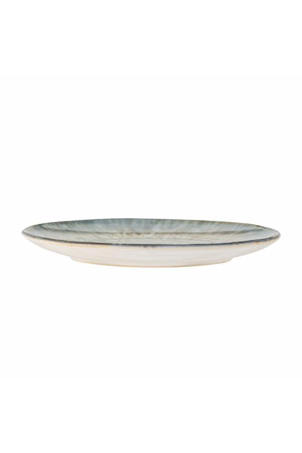 Bloomingville Calen Plate, Blue, Stoneware