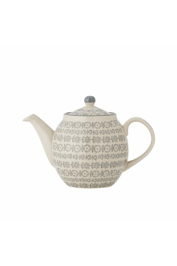 Bloomingville Karine Teapot, Grey, Stoneware