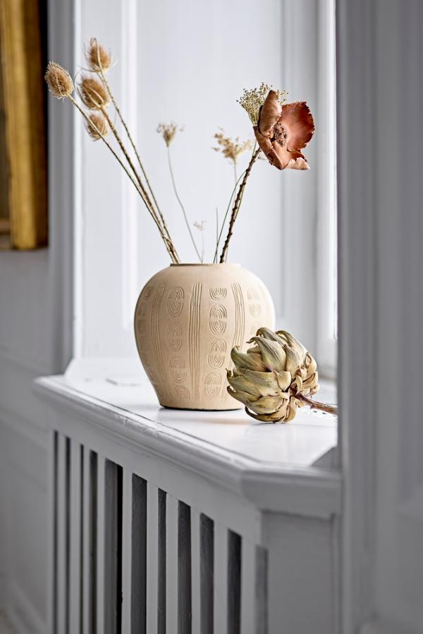 Bloomingville Taym Deco Vase, Nature, Terracotta