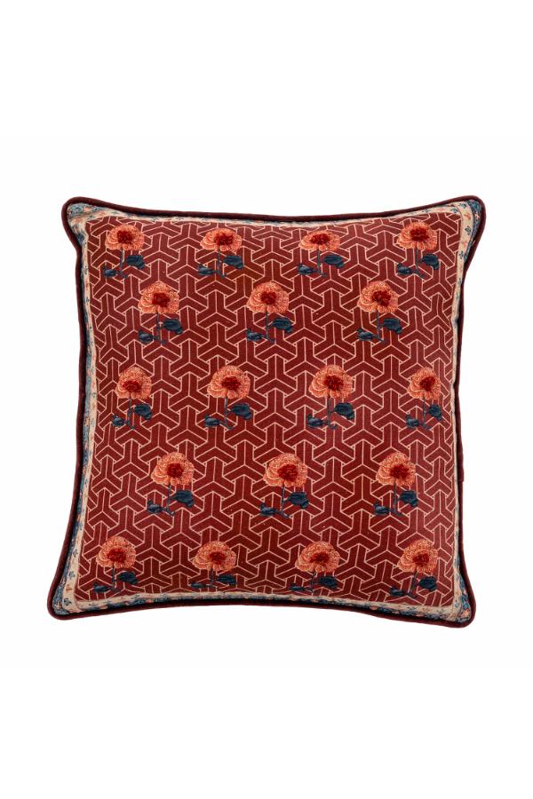Creative Collection Zharai Cushion, Red, Cotton