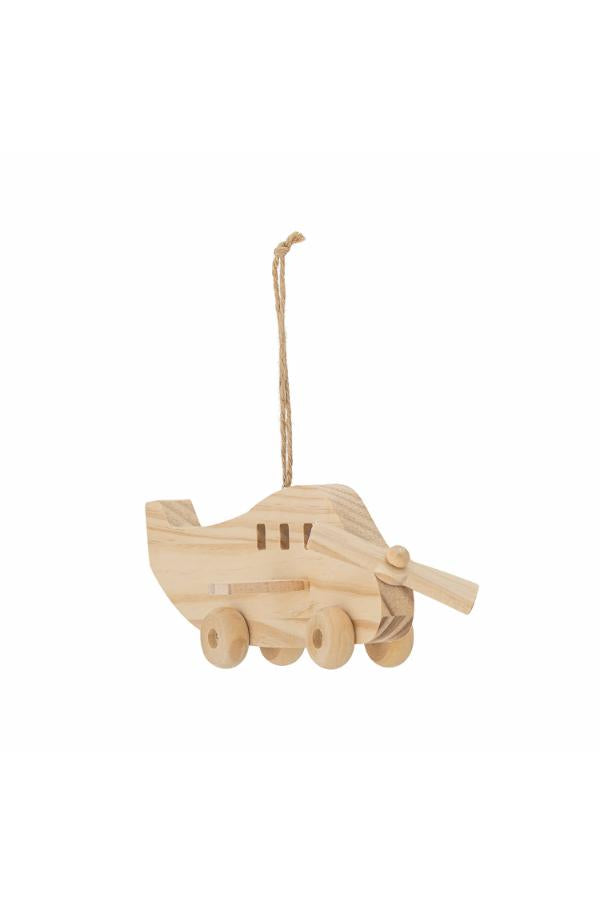 Bloomingville Mini Plane Mobile, Nature, FSC®100%, Pine