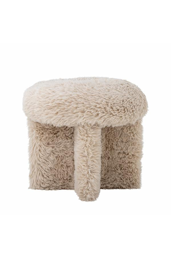Bloomingville Frikka Pouf, Nature, Polyester