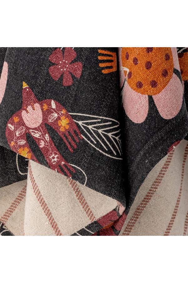 Bloomingville Vivielle Throw, Multi, Recycled Cotton