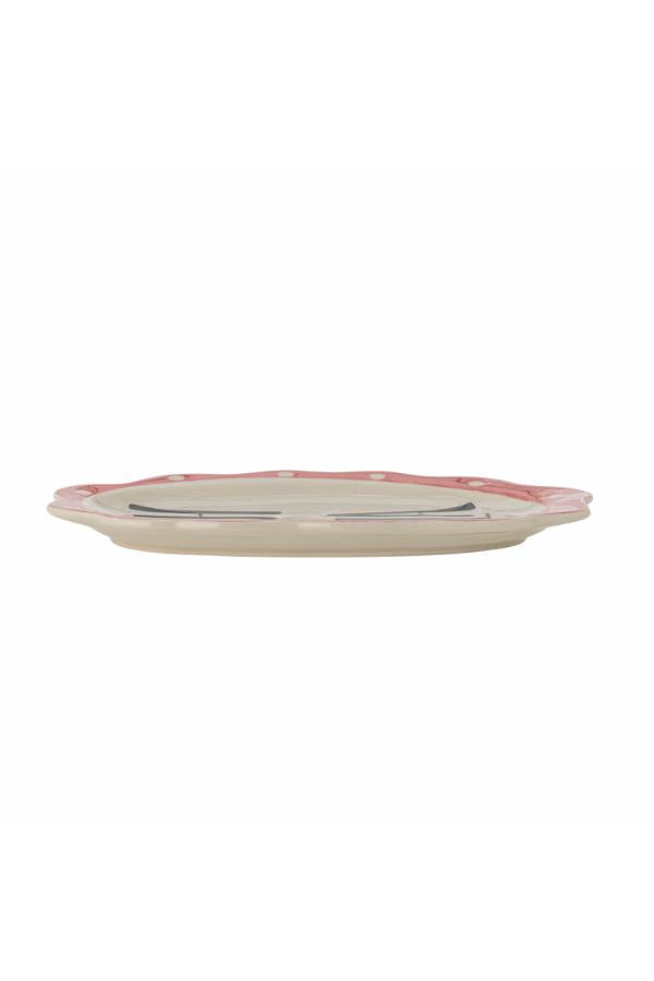 Bloomingville Soline Serving Plate, Multi, Stoneware