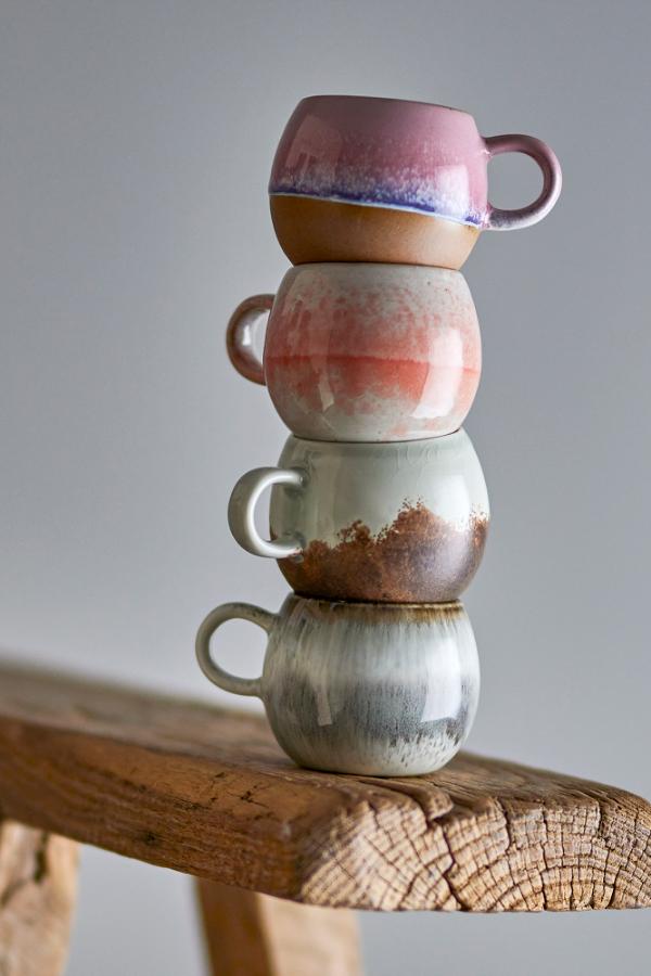 Bloomingville Paula Espresso Cup, Grey, Stoneware