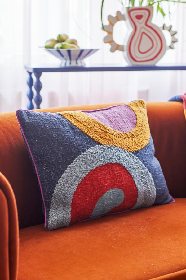 Bloomingville Polivia Cushion, Multi, Cotton