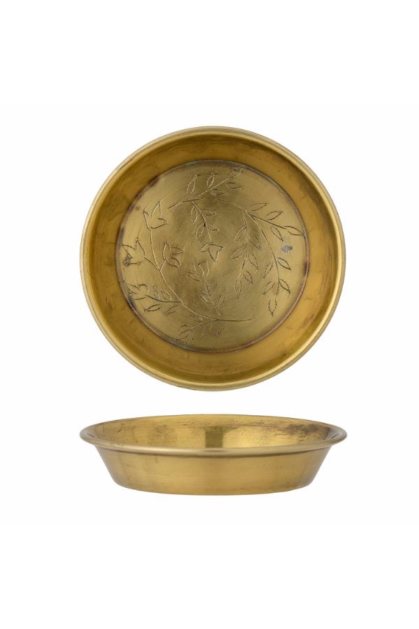 Bloomingville Kry Bowl, Brass, Metal