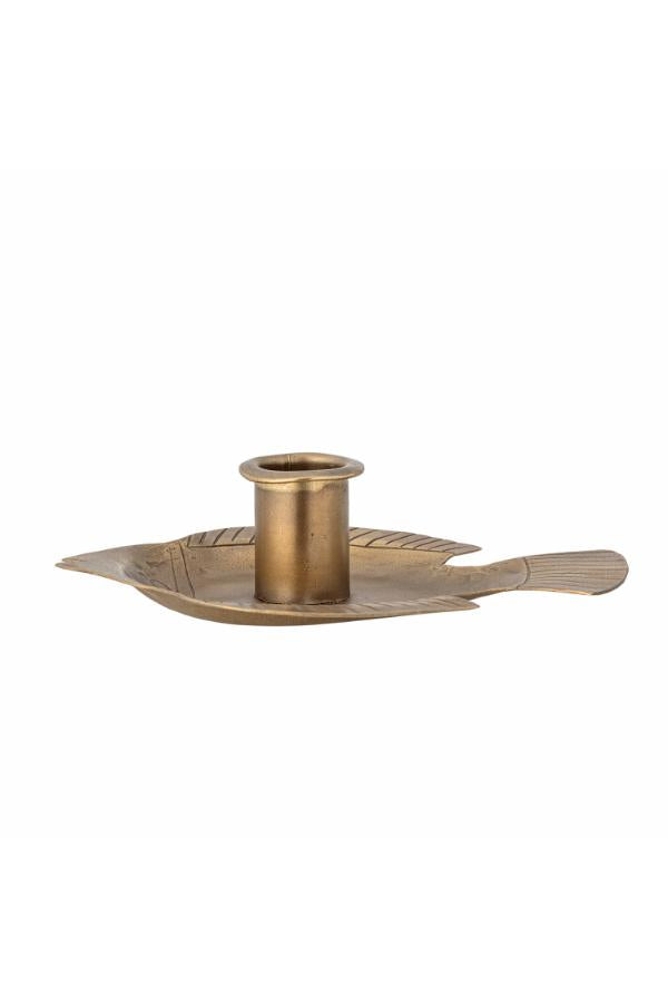 Creative Collection Fabius Candle Holder, Brass, Metal
