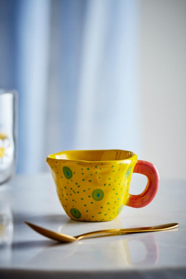 Bloomingville Mini Nini Cup, Yellow, Stoneware