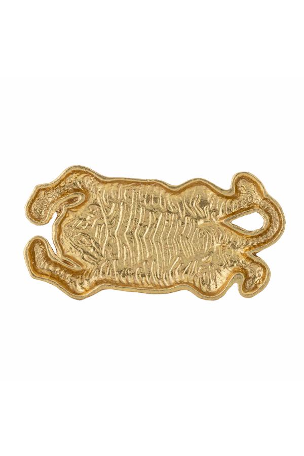 Bloomingville Lester Tray, Gold, Cast Iron