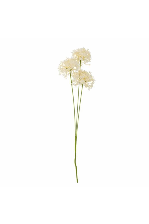 Bloomingville Allium Stem, White, Artificial Flowers