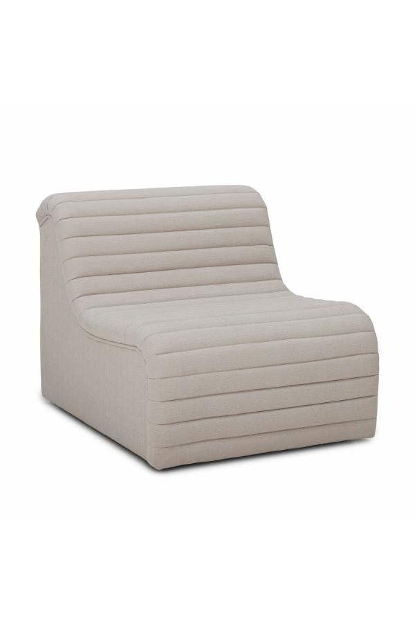 Bloomingville Allure Lounge Chair, Nature, Polyester