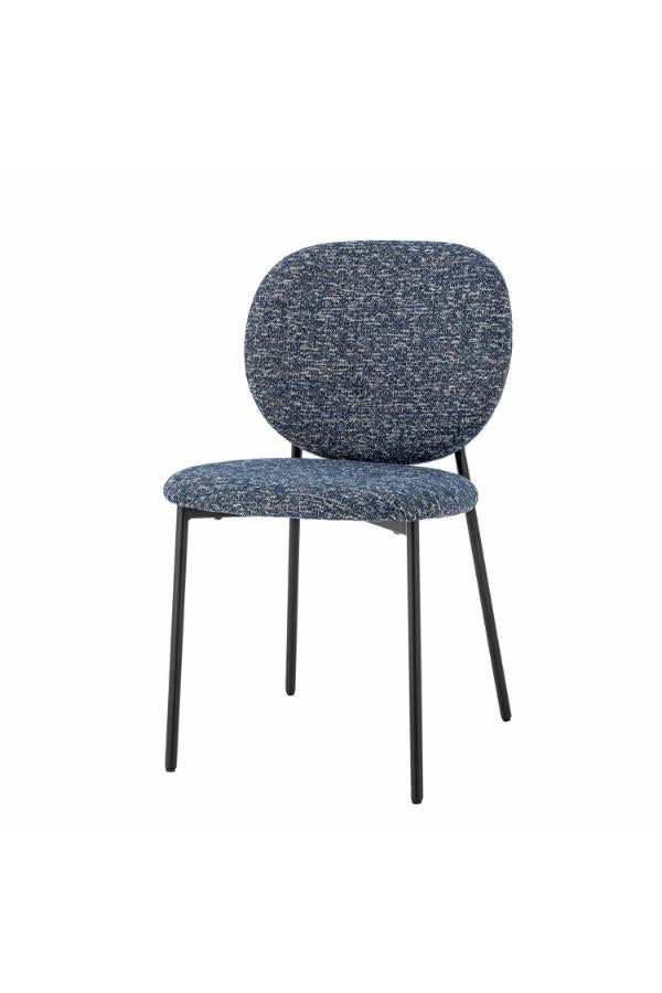 Bloomingville Percey Dining Chair, Blue, FSC®100% Plywood