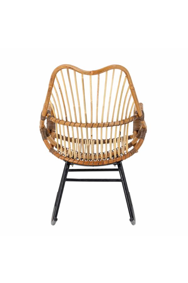 Bloomingville Reine Rocking Chair, Nature, Rattan