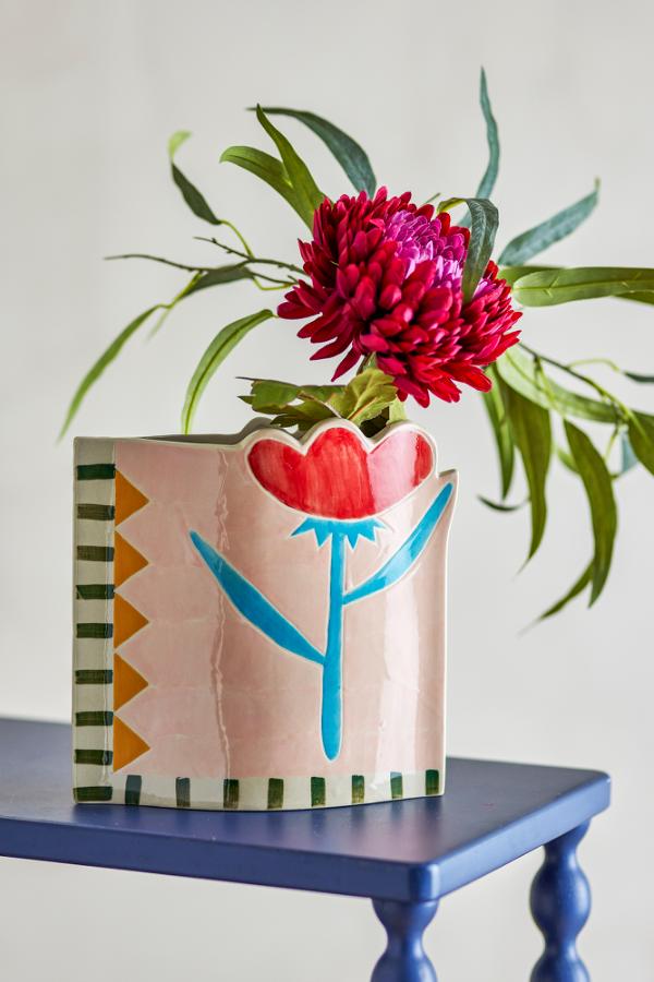 Bloomingville Vinia Vase, Multi, Stoneware