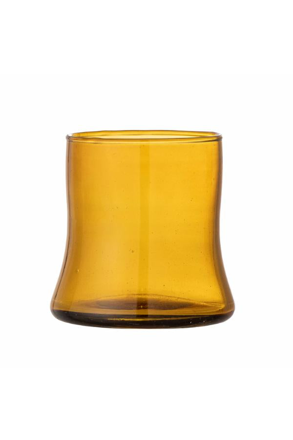 Bloomingville Florentine Drinking Glass, Brown, Recycled Glass