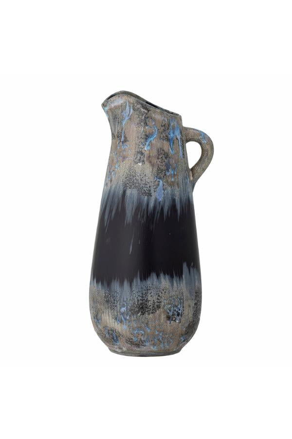 Creative Collection Khumo Vase, Black, Stoneware