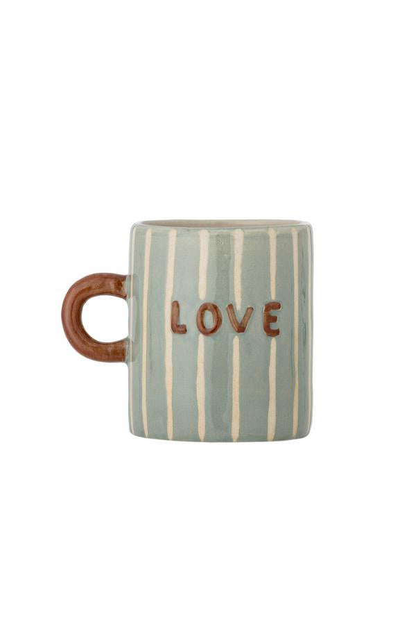 Bloomingville Cherish Mug, Blue, Stoneware