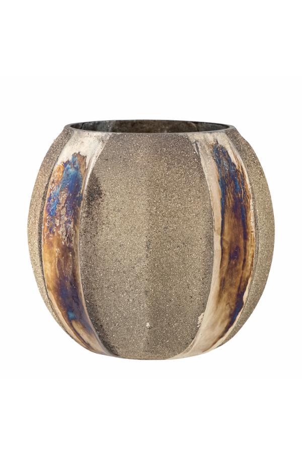 Bloomingville Felecia Votive, Gold, Recycled Glass