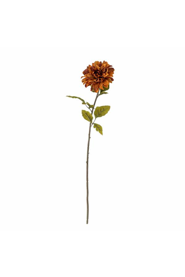 Bloomingville Chrysantemum Stem, Orange, Artificial Flowers