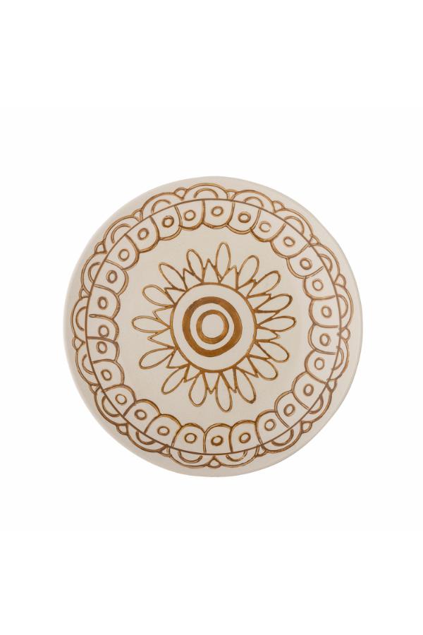 Creative Collection Maple Plate, Orange, Stoneware