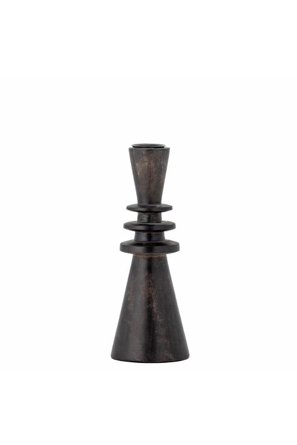 Bloomingville Armel Candle Holder, Black, Mango