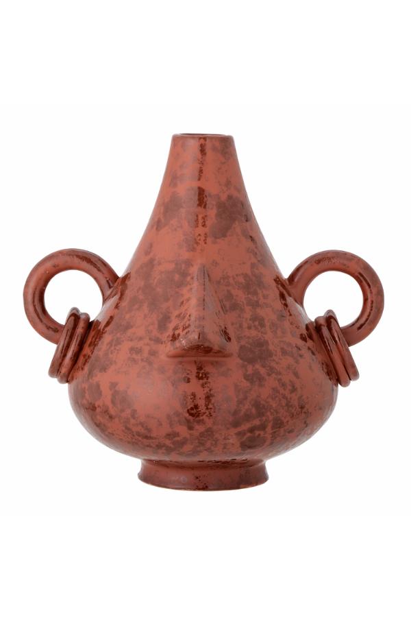 Bloomingville Tarun Deco Vase, Brown, Stoneware