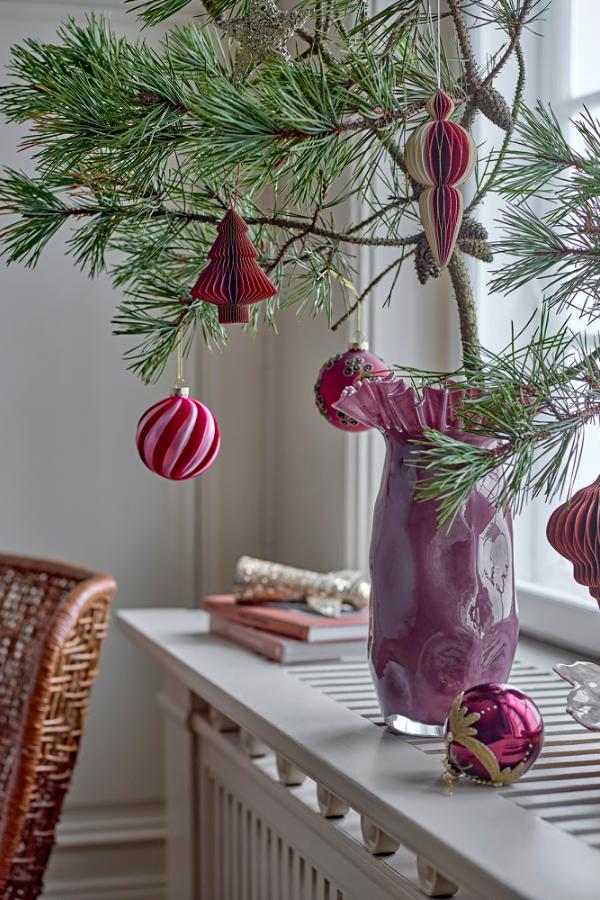 Bloomingville Tinkle Ornament, Red, FSC®Mix, Paper