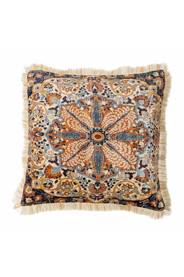 Creative Collection Asu Cushion, Brown, Viscose