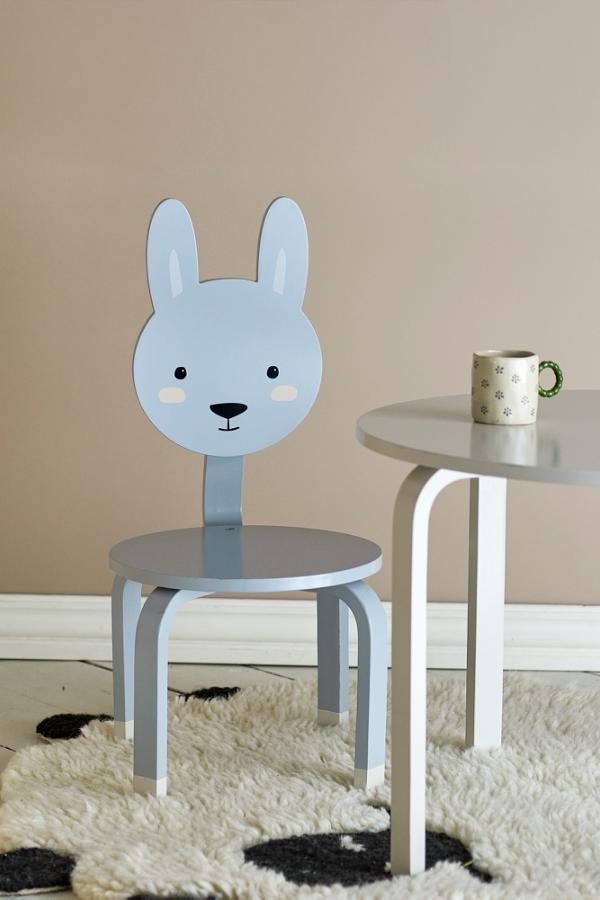 Bloomingville Mini Marle Chair, Grey, FSC®100%, MDF
