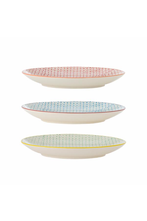 Bloomingville Carla Plate, Multi, Stoneware