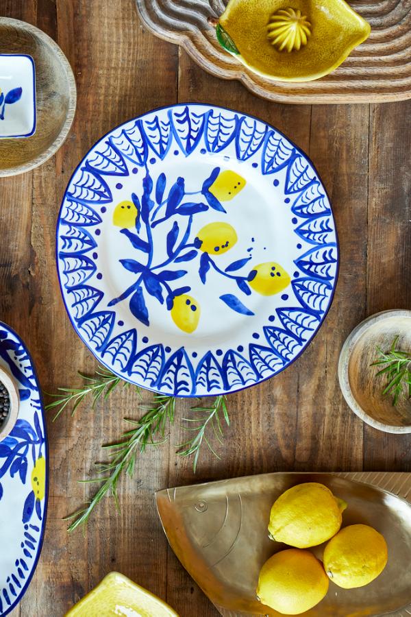 Creative Collection Maxima Plate, Blue, Stoneware