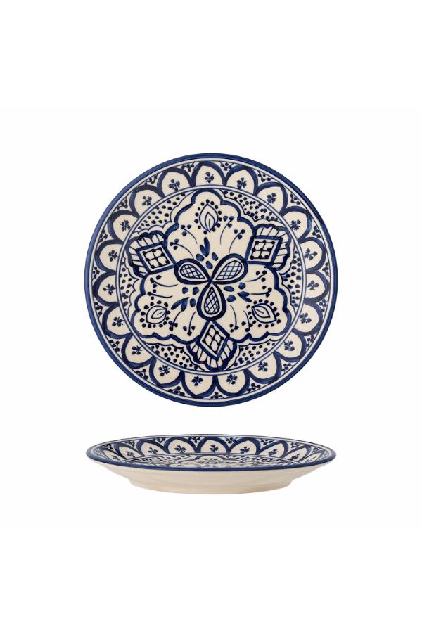 Creative Collection Karlie Plate, Blue, Stoneware