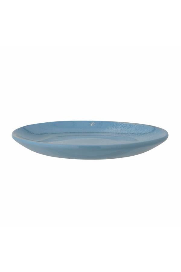 Bloomingville Safie Plate, Blue, Stoneware