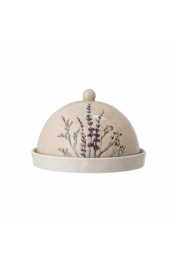 Bloomingville Bea Butter Box, Nature, Stoneware