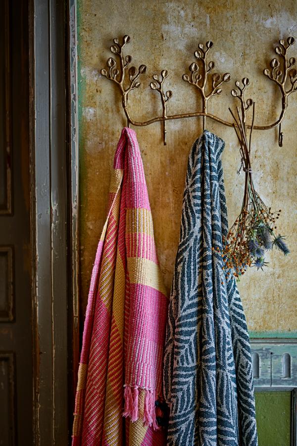 Creative Collection Ugento Throw, Green, Recycled Cotton