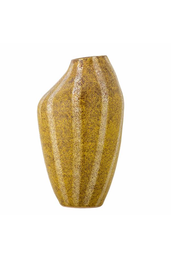 Creative Collection Abella Vase, Yellow, Stoneware