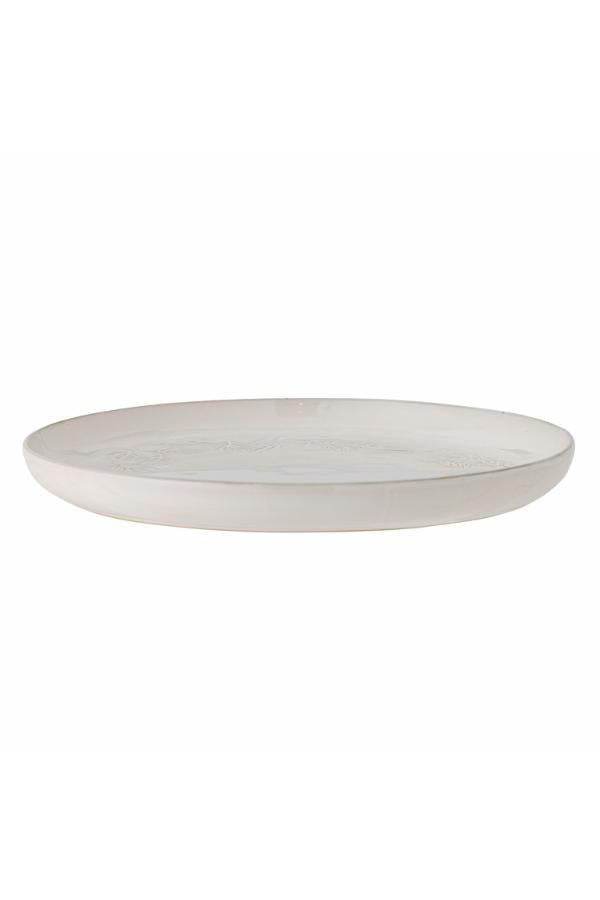 Bloomingville Winter Serving Plate, Nature, Stoneware