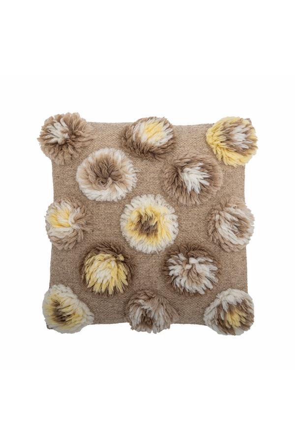 Bloomingville Somma Cushion, Nature, Wool