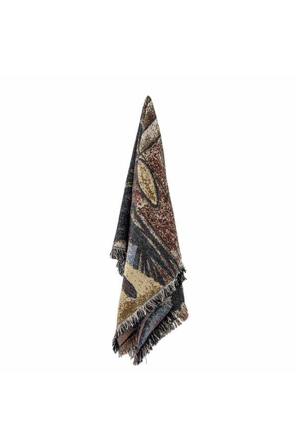 Bloomingville Rahul Throw, Multi, Recycled Cotton