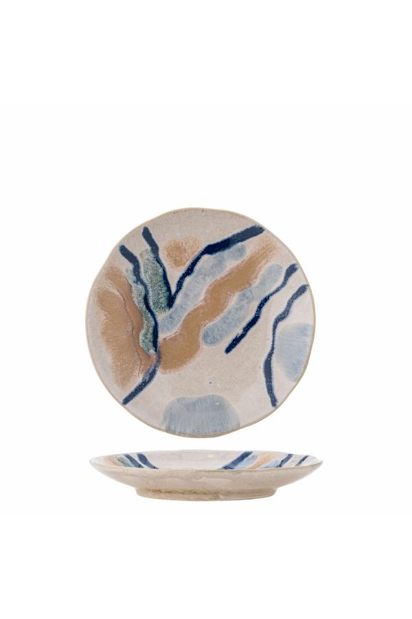 Bloomingville Imogen Plate, Multi, Stoneware